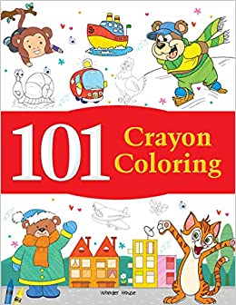 Wonder house 101 Crayons Coloring Activity Book